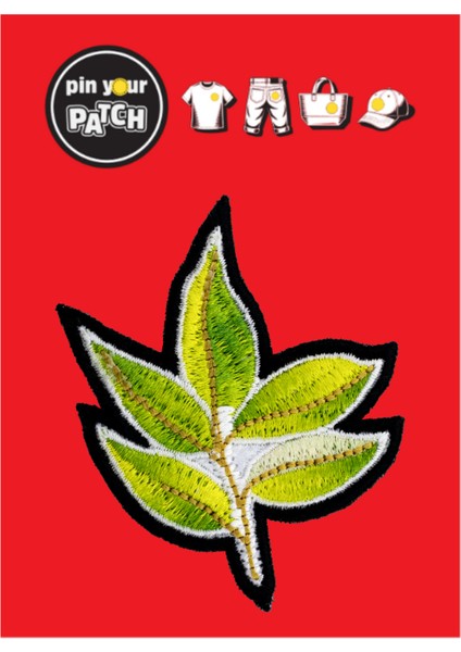 Ütü ile Yapışan Yama 7044 Yapraklar