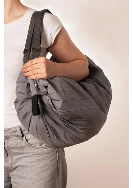 Gri Katlanabilir Seyahat Çantası modelleri