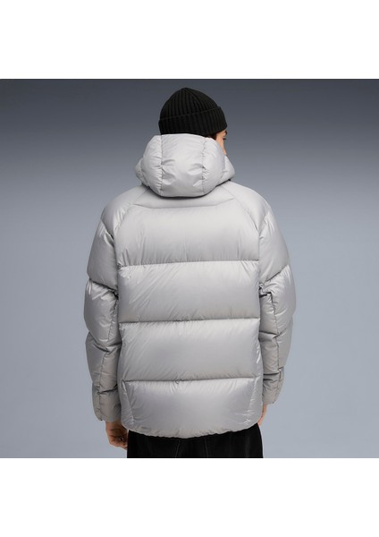 Hooded Down Puffer Erkek Gri Günlük Stil Mont 68838263 fiyatları
