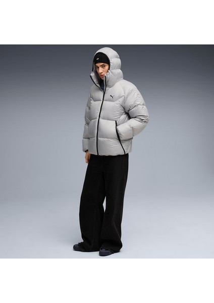 Hooded Down Puffer Erkek Gri Günlük Stil Mont 68838263 modelleri