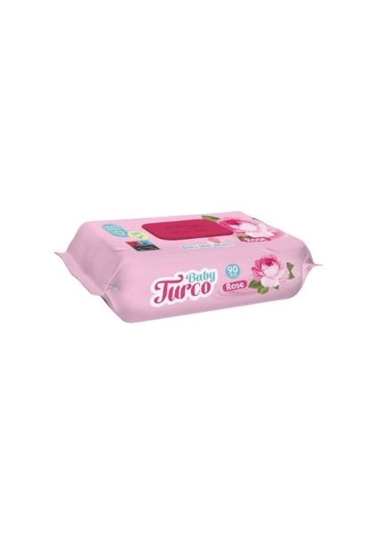 Turco Islak Havlu 90'li Gul 4 Adet