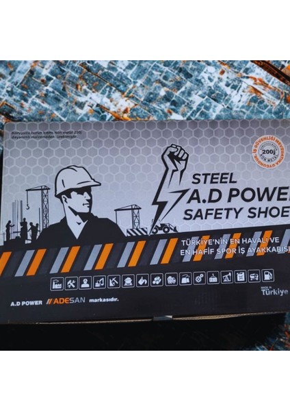 Hafif, Kompozit Burunlu Spor Iş Ayakkabısı