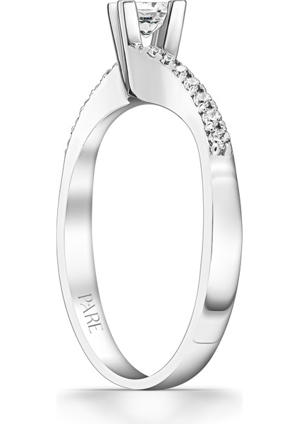 0,23 Karat Kolu Taşlı Tektaş Pırlanta Yüzük fiyatları