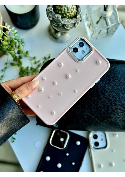Iphone 11 Uyumlu 3D Oyuncaklı Pearl Tasarımlı Yumuşak Silikon Kılıf