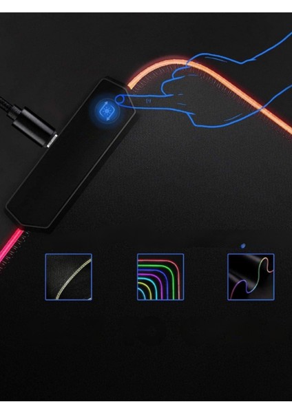 Oyuncu Mouse Pad Rgb 70*30 Mouse Pad fiyatları