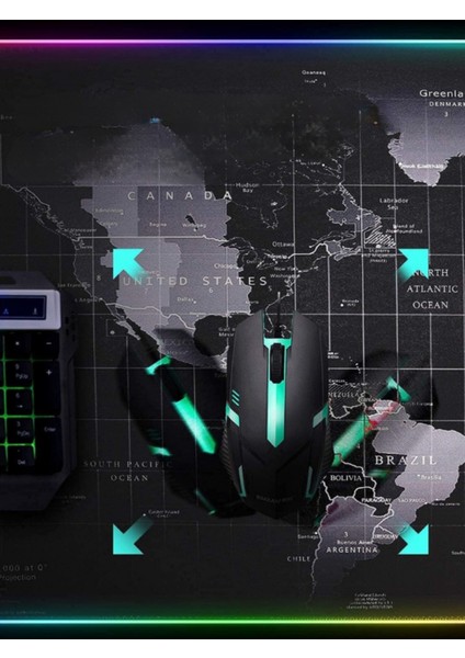 Oyuncu Mouse Pad Rgb 70*30 Mouse Pad indirimleri