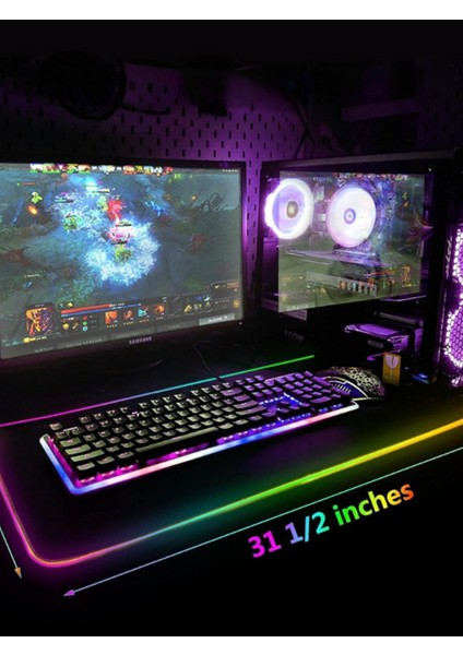 Oyuncu Mouse Pad Rgb 70*30 Mouse Pad