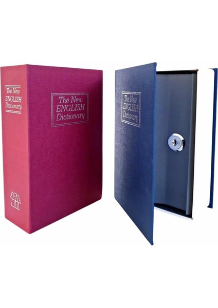 Kitap Görünümlü Gizli Kasa Büyük Boy Anahtarlı Kilitli Para Kasası fiyatları