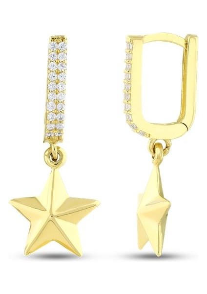 Altın Yıldız Küpe - 14K