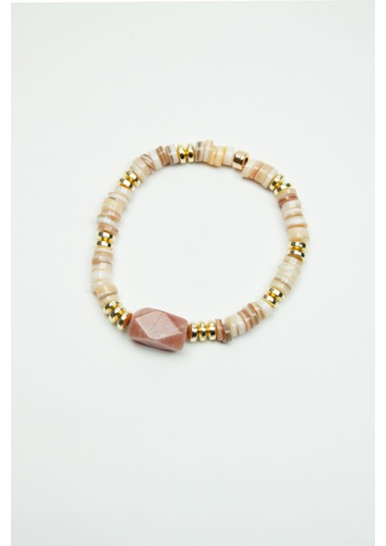 Güneş Taşı Detay Sedef Kadın Bileklik