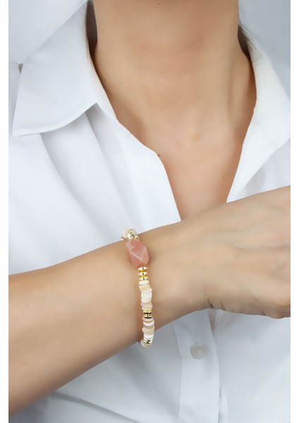 Güneş Taşı Detay Sedef Kadın Bileklik fiyatları