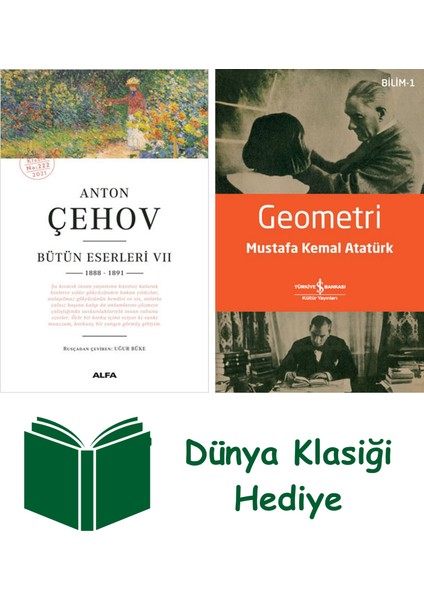 Anton Çehov Bütün Eserleri 7 + Geometri + Dünya Klasiği Hediye