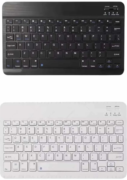 Uyumlu Kablosuz Bluetooth Şarj Edilebilir Mini Q Klavye fırsatları
