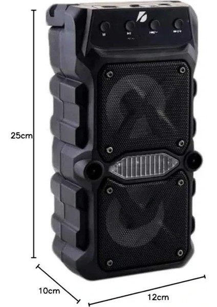 Bluetooth Hoparlör Çift Mikrofonlu Güçlü Ses Kaliteli Kesintisiz Kablosuz indirimleri