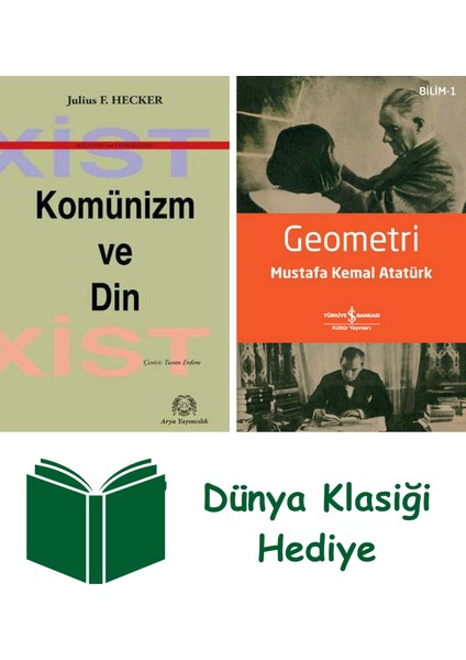 Komünizm ve Din + Geometri + Dünya Klasiği Hediye