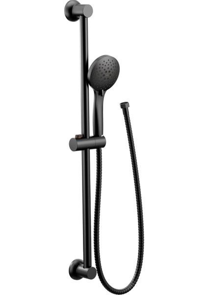 3558EPBL Eco- 5-Function El Duşu 76,8 cm Sürgülü Bar ve 159,8 cm Hortum, Mat Siyah