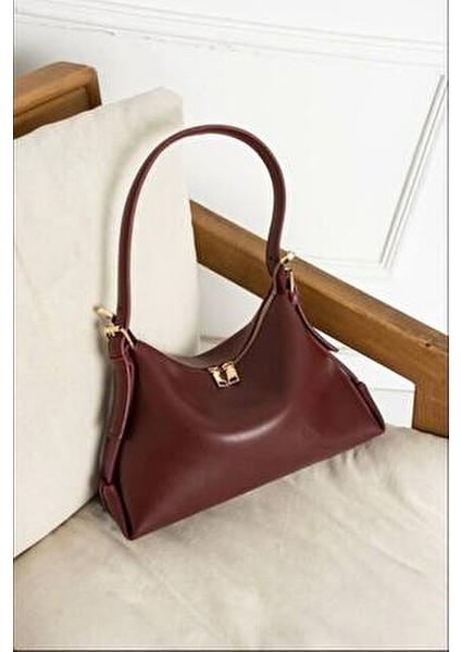 Deri Tek Askılı Klasik Günlük Baget Çanta fırsatları