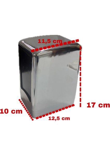 Masaüstü Peçete Dispanseri Çift Taraflı Yay Mekanizmalı Krom fiyatları