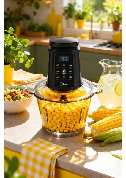 KC-8250 Gıda Öğütücü Doğrayıcı | 500W Güçlü Motor&3l Cam Kase &9 Titanyum Bıçaklı & Dokunmatik Ekran fiyatları