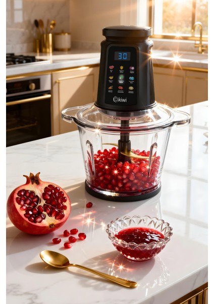 KC-8250 Gıda Öğütücü Doğrayıcı | 500W Güçlü Motor&3l Cam Kase &9 Titanyum Bıçaklı & Dokunmatik Ekran fırsatları