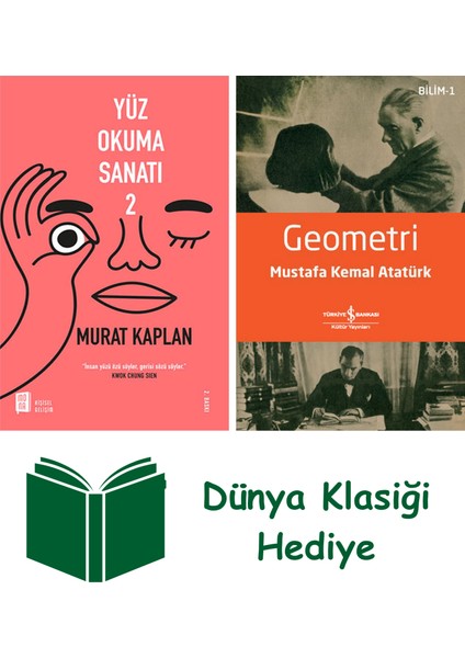 Yüz Okuma Sanatı - 2 + Geometri + Dünya Klasiği Hediye