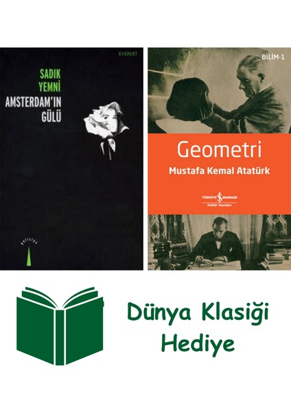Amsterdam'ın Gülü + Geometri + Dünya Klasiği Hediye