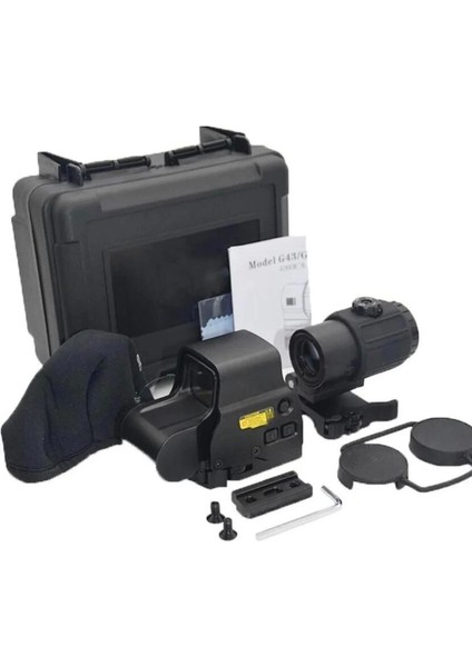 558-G43 Xps2 Hedef Işaretleyici Red Dot - Holografik Nişangâh, 5x Büyütmeli Set-Siyah ( Lisinya ) modelleri