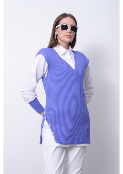 Fitilli Triko Süveterli Gömlek Ikili Kombin fiyatları