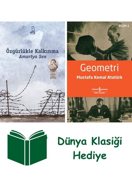 Özgürlükle Kalkınma + Geometri + Dünya Klasiği Hediye