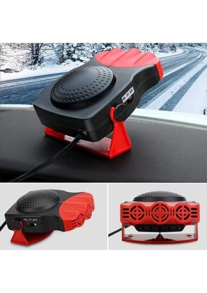 12 V 150 W Araba Soğutma Fanı Sıcak Isıtıcı Ön Cam Buğu Çözücü - Lisinya