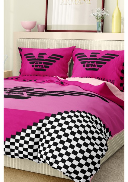 Nevresim Takımı Çift Kişilik Pamuklu Saten Kumaş 6 Parça 3D Dijital Baskı Duvet Cover Set Model No: fiyatları
