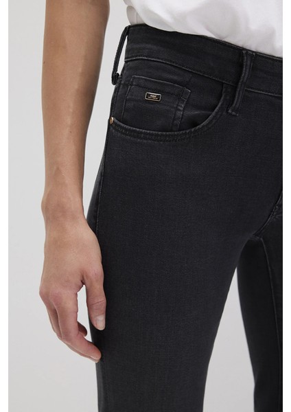 Mona Gold Premium Koyu Gri Smoke Jean Pantolon 1049790521