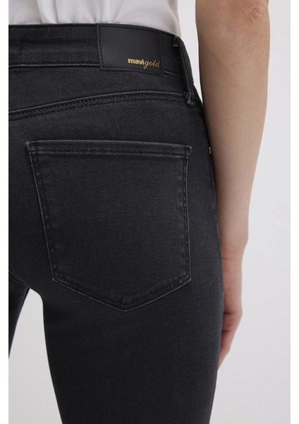 Mona Gold Premium Koyu Gri Smoke Jean Pantolon 1049790521