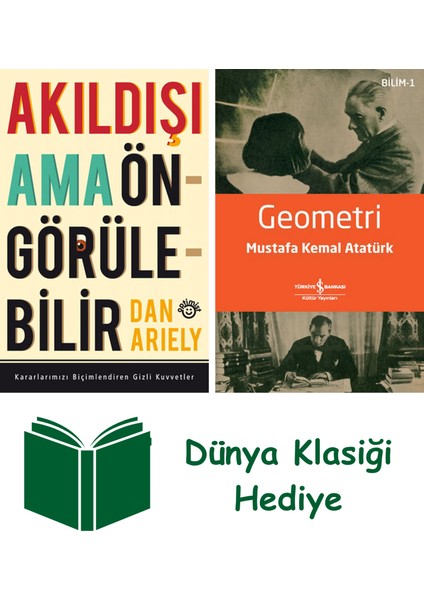 Akıldışı Ama Öngörülebilir + Geometri + Dünya Klasiği Hediye