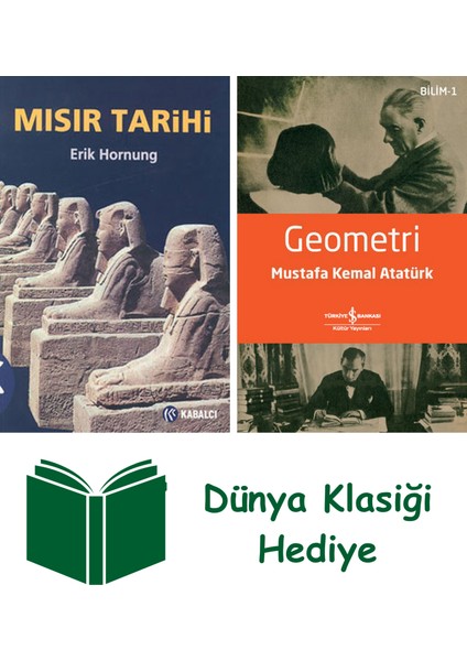 Mısır Tarihi + Geometri + Dünya Klasiği Hediye