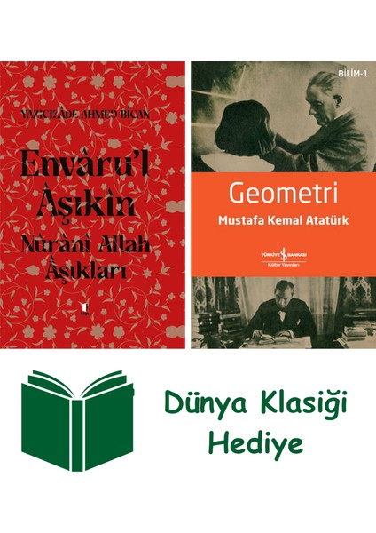 Envâru’l Âşıkîn - Nûrânî Allah Aşıkları (Ciltli) + Geometri + Dünya Klasiği Hediye