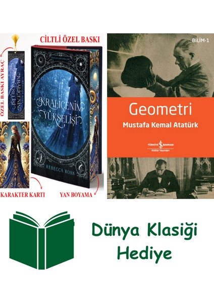 Kraliçenin Yükselişi (Ciltli Özel Baskı) + Geometri + Dünya Klasiği Hediye