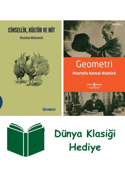 Cinsellik, Kültür ve Mit + Geometri + Dünya Klasiği Hediye