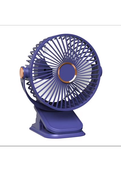 Pratik Taşınabilir Şarjlı Işıklı 5 Kademeli Masaüstü Fan Laciver Vnt-02