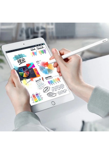 Ally Apple Pencil Için 8 Karışık Renk Sessiz Silikon UÇ-(5775) - ?76?65E3-9G4276 modelleri