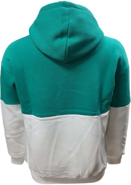 Cool T01215 Erkek Oversize Kapüşonlu Baskılı Üç Iplik Sweatshirt - ST01215-YEŞIL-M fiyatları