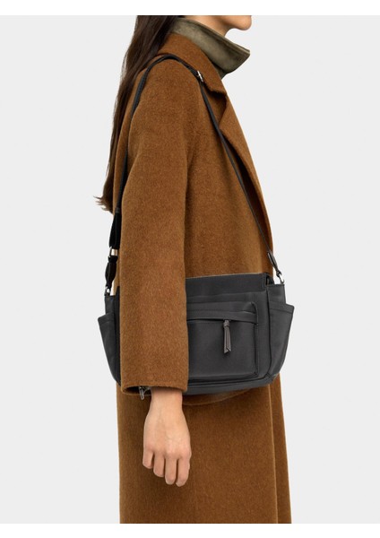 Teknik Kumaş Efektli Omuz Çantası fiyatları