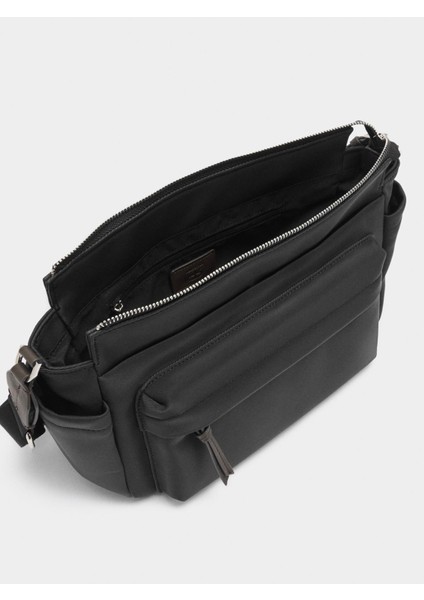 Teknik Kumaş Efektli Omuz Çantası indirimleri