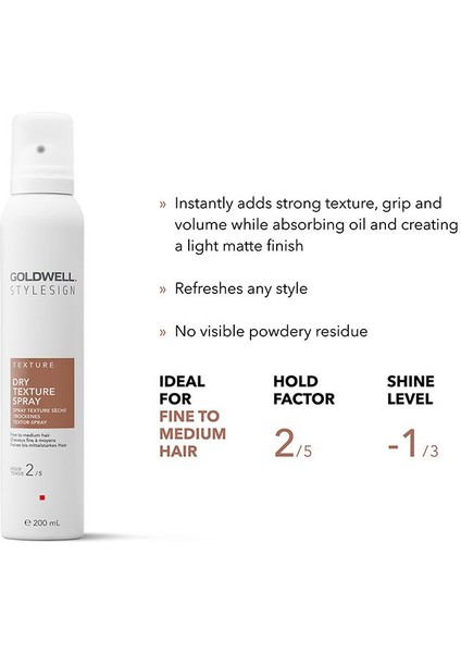 Style Sign Texture Dry Texture Spray Orta Tutucu Dokulandırıcı Sprey 200ML fırsatları