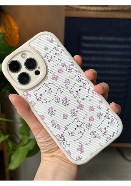 Iphone 14 Promax Kaplama Kedi Tasarımlı Kılıf