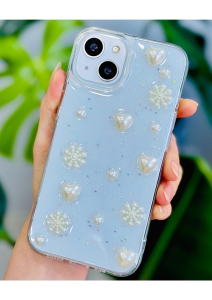 Iphone 14 Plus - 15 Plus Uyumlu Kartanesi Tasarımlı Oyuncaklı Silikon Kılıf