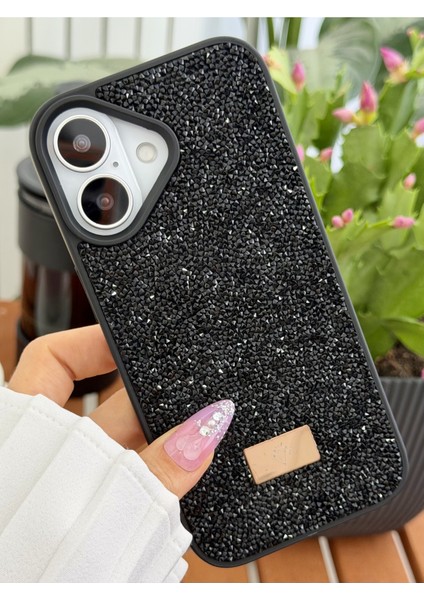 Iphone 17 Uyumlu Elmas Tasarımlı Taşlı Işıltılı Parlak Pırlanta Kılıf