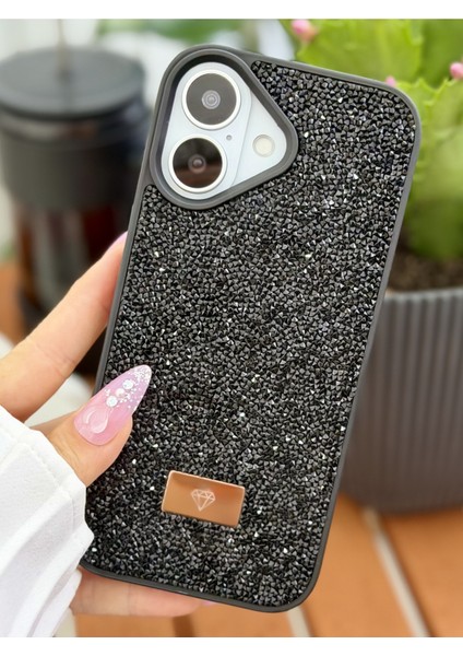 Iphone 17 Uyumlu Elmas Tasarımlı Taşlı Işıltılı Parlak Pırlanta Kılıf modelleri