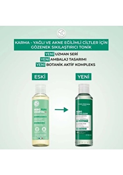 Sebo Pure Vegetal-Salisilik Asit & Sitrik Asit Içerikli Gözenek Sıkılaştırıcı Arındırıcı Tonik 150ML