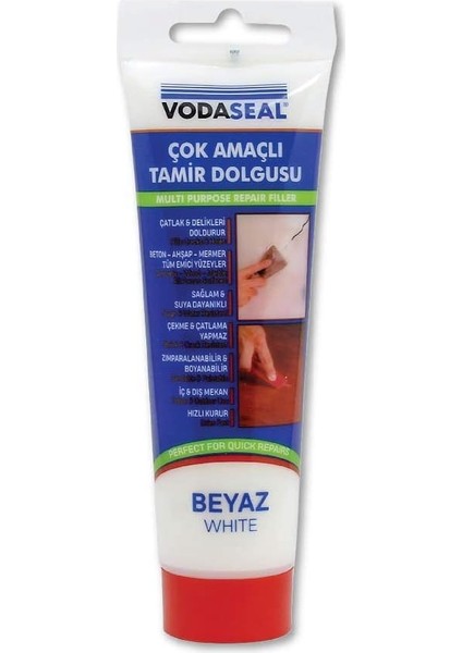 Çok Amaçlı Tamir Dolgu 200G, Beyaz